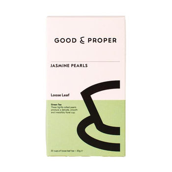 Good & Proper Tea Loose Leaf Jasmine Pearls Green Tea 50g