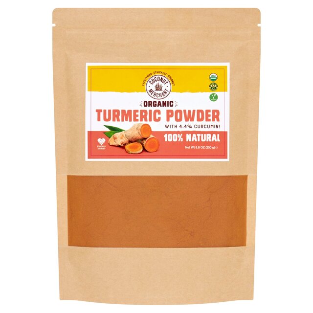 Coconut Merchant Naturals Organic Turmeric Powder 250g