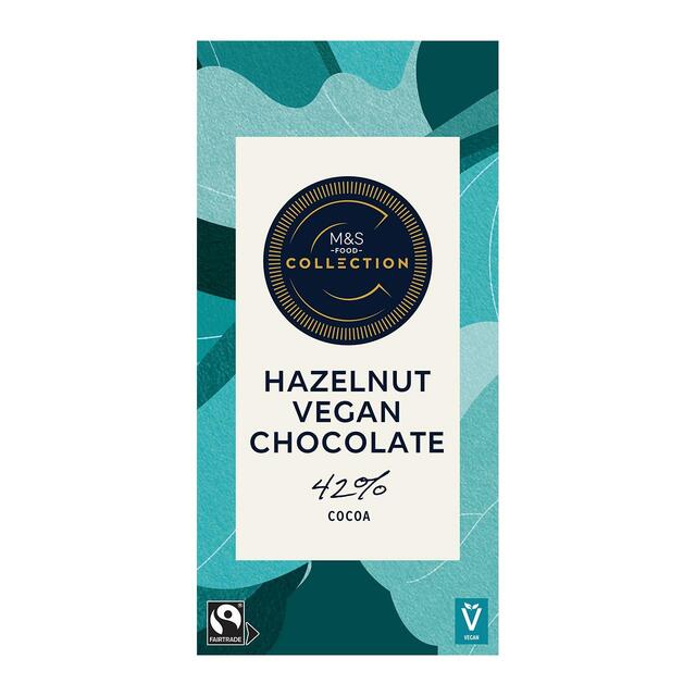 M&S Collection 42% Peruvian Hazelnut Vegan Chocolate 100g