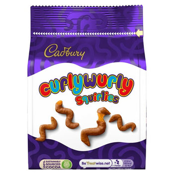Cadbury Curly Wurly Squirlies Chocolate Bag 100g