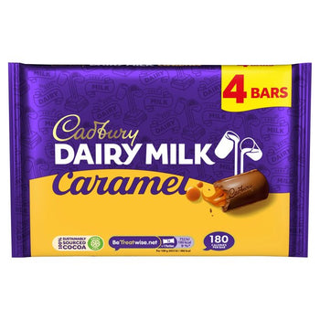 Cadbury Dairy Milk Caramel Chocolate 4 per pack