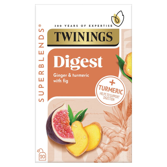 Twinings Superblends Digest Tea with Ginger & Turmeric 20 per pack