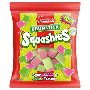 Swizzels Squashies Drumstick Sour Cherry & Apple 160G