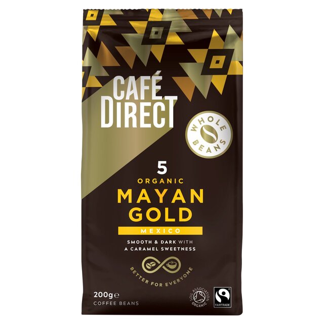 Cafedirect حبوب قهوة مايا جولد المكسيك العضوية ذات التجارة العادلة 227 جم