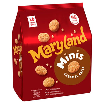 Maryland Cookies Caramel Crisp Minis 6 per pack