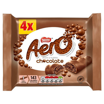 Aero Milk Chocolate Multipack 4 per pack