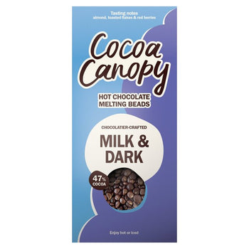 Cocoa Canopy Milk & Dark Crafted Hot Chocolate Beads 225g
