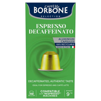Caffe Borbone Decaf Espresso Nespresso Compatible Capsules 10 per pack