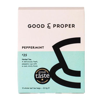 Good & Proper Tea Peppermint Teabags 15 per pack