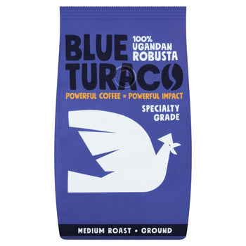 Blue Turaco Coffee Ground 100% Specialty Ugandan Robusta 227g