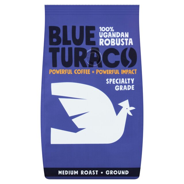 Blue Turaco Coffee Ground 100% Specialty Ugandan Robusta 227g