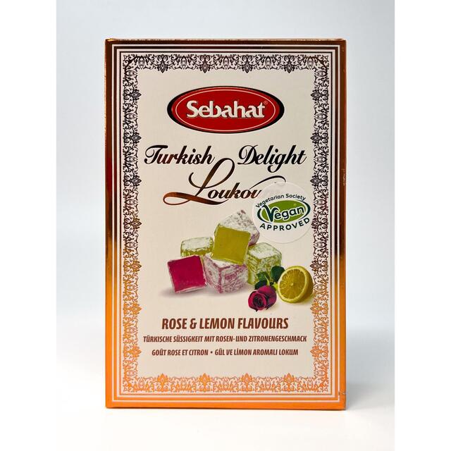 Sebahat Rose and Lemon Flavour Turkish Delight Gift Box 200g