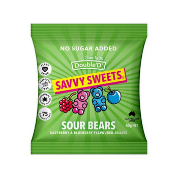 Savvy Sweets Sour Bears 50g