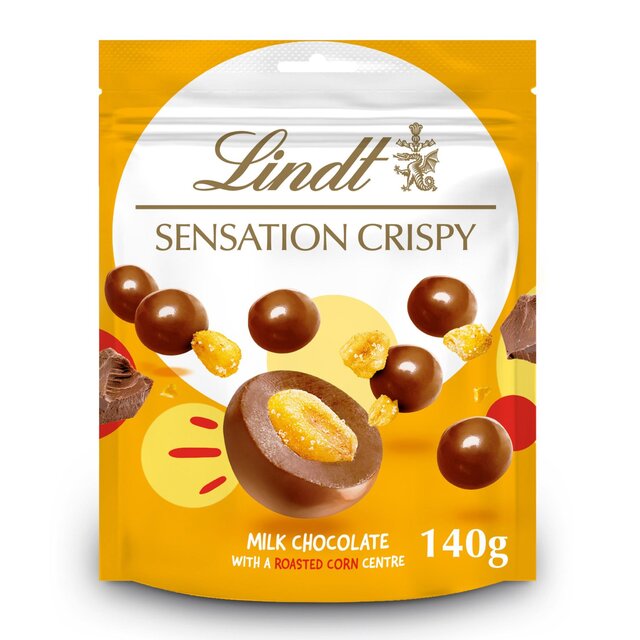 Lindt Sensations Crispy Corn Chocolate Pouch 140g