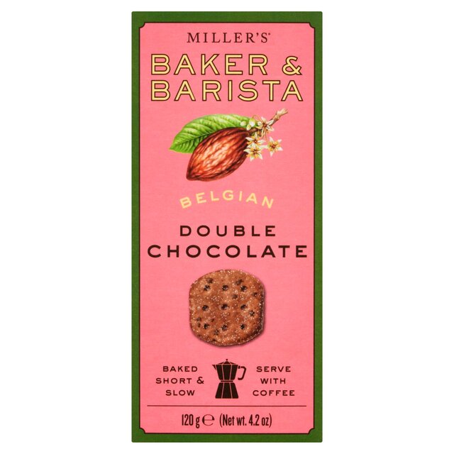 Miller's Baker & Barista Belgian Double Chocolate Biscuits 120g