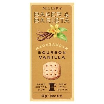 Miller's Baker & Barista Madagascan Bourbon Vanilla Biscuits 120g