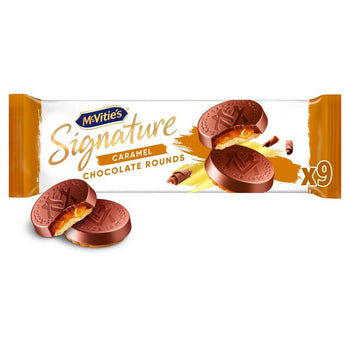 Biscotti tondi al cioccolato al caramello firmati McVitie 109g