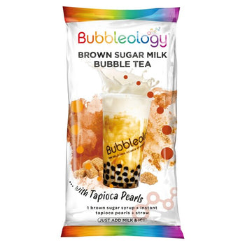 Bubbleology Bubble Tea al latte con zucchero di canna e perle di tapioca 80 g