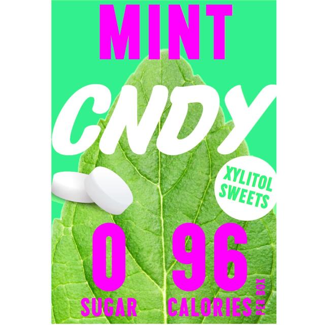 CNDY Mint Sugar Free Sweets 40g