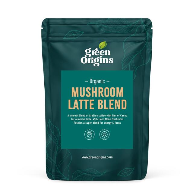 Green Origins Organic Super Mushroom Latte Blend 100g