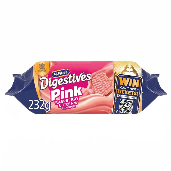 McVitie's Raspberry White Digestives Biscuits 232g