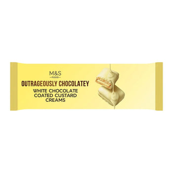 M&S White Chocolate Coated Custard Creams 191g