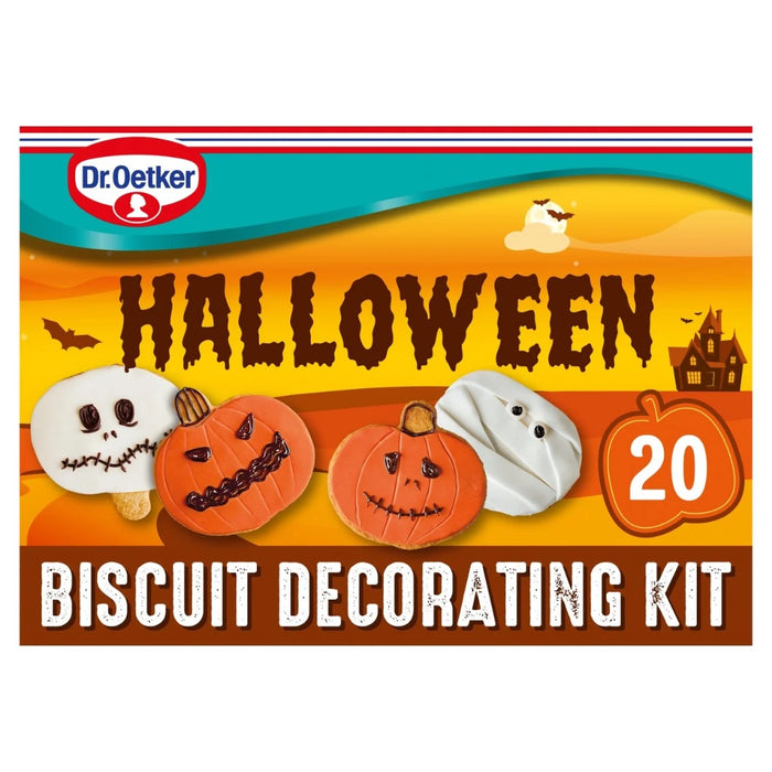 Dr. Oetker Halloween Pumpkin & Skull Biscuit Decorating Kit 484g