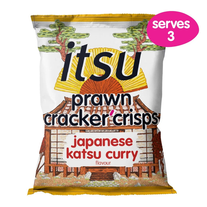 itsu Japanese Katsu Prawn Cracker Crisps Sharing Bag 60g
