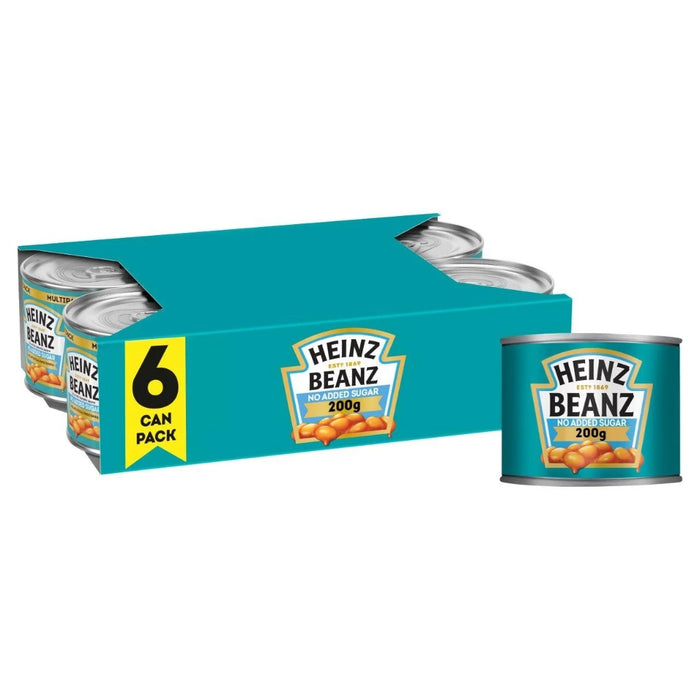 Heinz Baked Beans No added sugar 6 x 200g