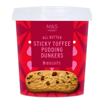 M&S 9 All Butter Sticky Toffee Pudding Dunkers 180g