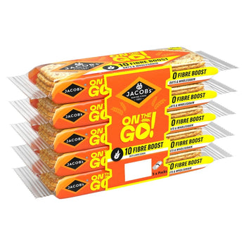 Jacob's Fibre Boost Oat Crackers Multipack 5 x 46g