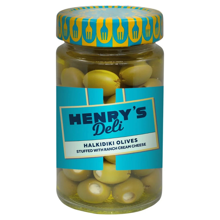 Henry's Deli Halkidiki Olives with Ranch Cheese 290g
