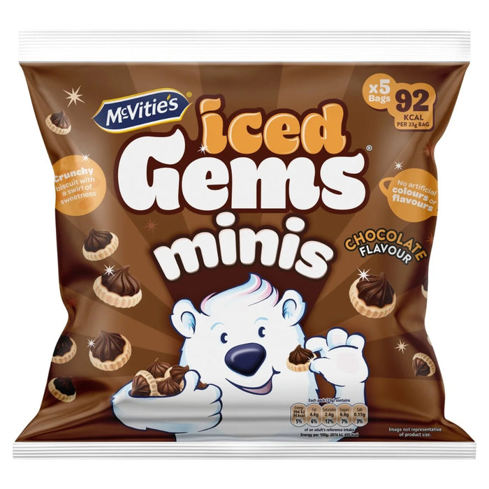 McVitie's Iced Gems Chocolate Biscuits 5 per pack
