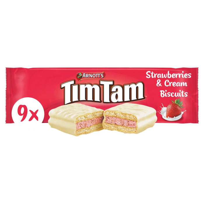 Tim Tam Strawberries & Creme 163g