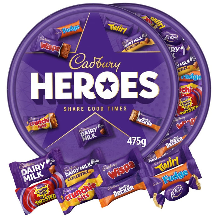 Cadbury Heroes Chocolate Tub 475g