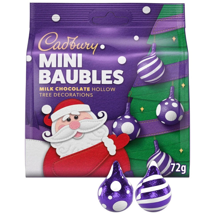 Cadbury 12 Chocolate Bauble Tree Decorations 72g