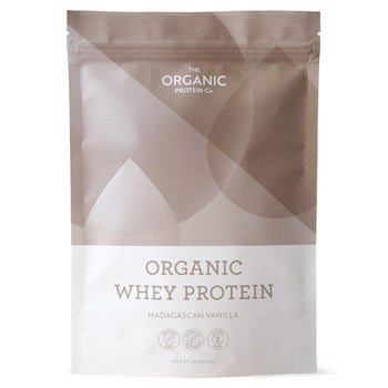 The Organic Protein Co. Madagascan Vanilla Whey Protein Powder 400g