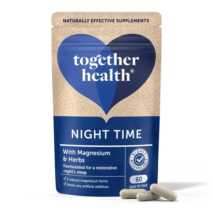 Together Night Time Marine Magnesium Complex Vegetable Capsules 60 per pack