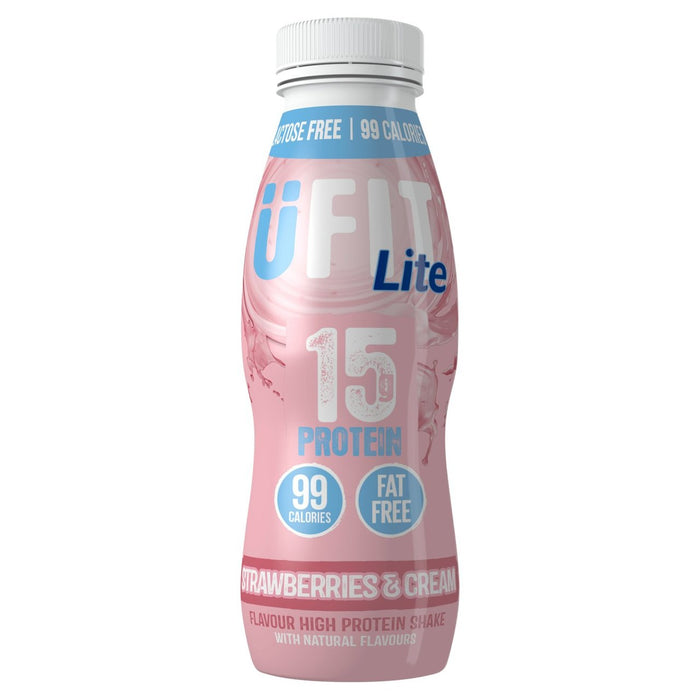 Ufit Lite Strawberries & Cream Protein Shake 310ml