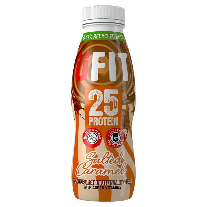 Ufit gesalzenes Karamell 25G Protein Milchshake 330 ml