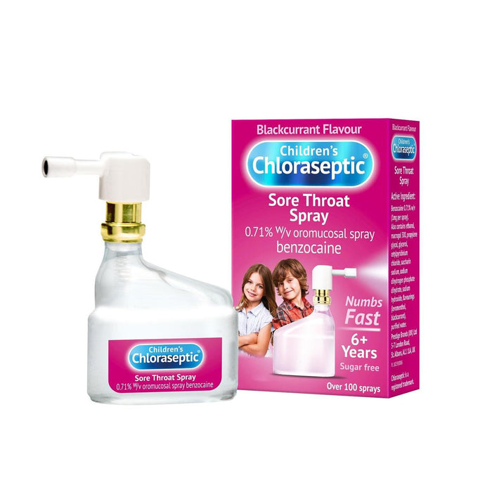 Ultra Chloraseptic Children's Sore Throat Spray Blackcurrant 15ml
