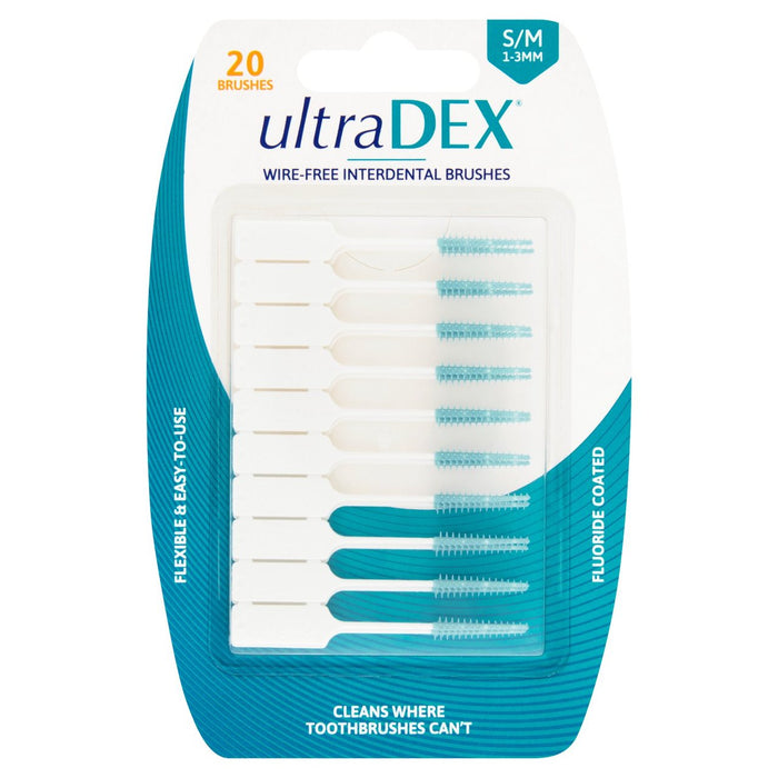 Ultradex drahtfreies Interdentalbürste klein/mittel 20 pro Pack