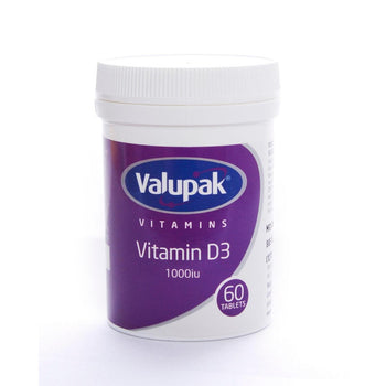 Valupak Vitamins Vitamina D3 compresse 1000iu 60 per confezione