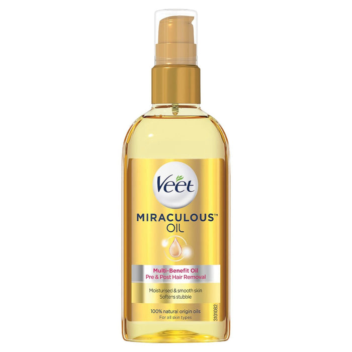 Veet Miraculous Oil per pre e post depilazione per viso e corpo 100 ml