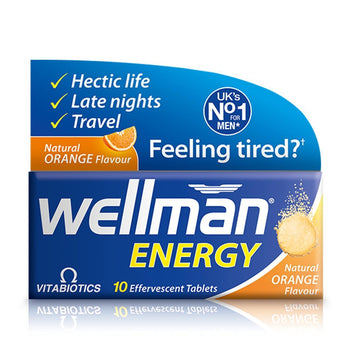 Vitabiotics Wellman Orange Energy compresse effervescenti 10 per confezione