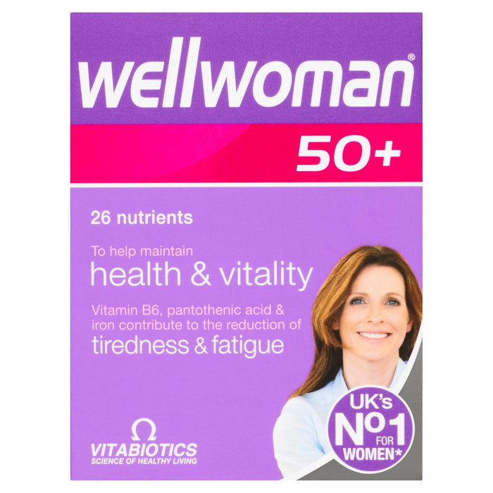 Vitabiotics Wellwoman 50+ Health & Vitality Tablets 30 per pack