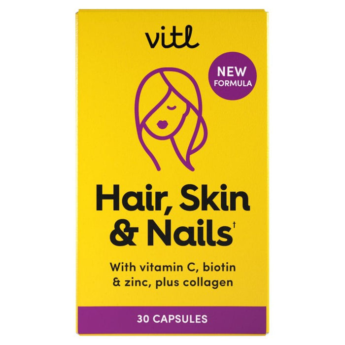 Vitl Hair Skin & Nails 30 per pack