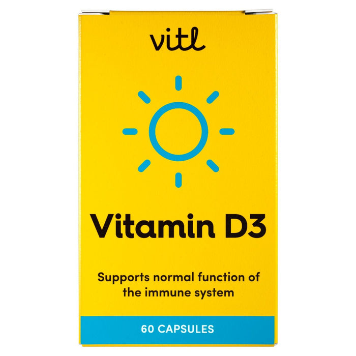 Vitl Vitamin D -Kapseln 60g
