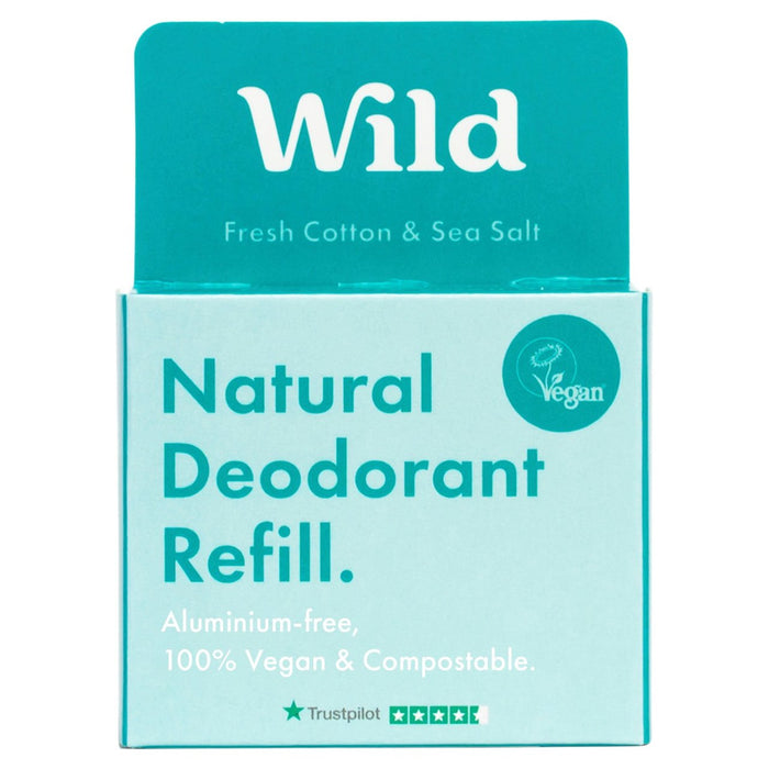 Wild Fresh Cotton & Sea Salt Deo Refill 40g