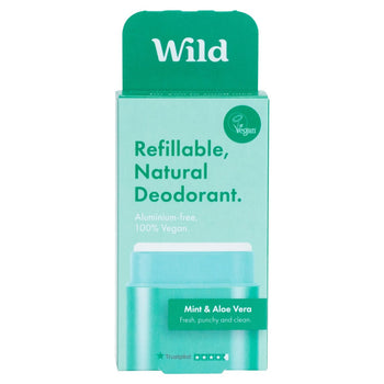 حافظة Wild Men's Aqua و Mint & Aloe Vera Deo 40 جرام